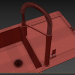 Franke Maris MRG 211-77 Fregadero con grifo Franke fox pro 3D modelo Compro - render