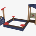 3D modeli Çocuk oyun kompleksi (4437) - önizleme