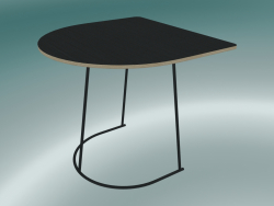 Table basse Airy (demi-taille, noir)
