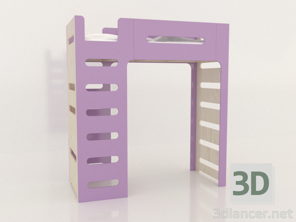 modèle 3D Lit mezzanine MOVE GL (FLMGL0) - preview
