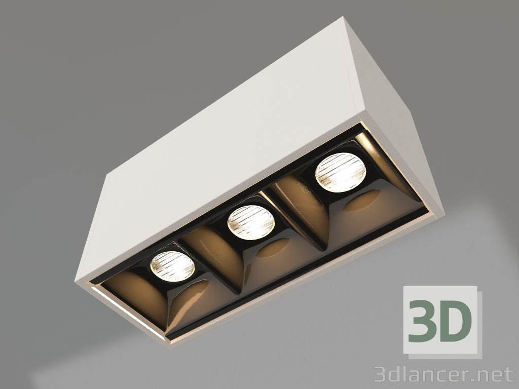 modèle 3D Lampe MAG-LASER-45-L84-3W Day4000 (WH, 15 degrés, 24V) - preview
