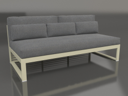 Modular sofa, section 4, high back (Gold)