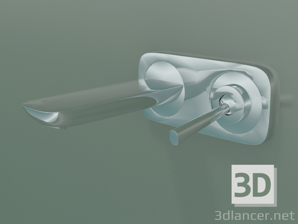 modèle 3D Robinet de lavabo (15084000) - preview