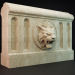 modello 3D di Testa di leone in bassorilievo comprare - rendering