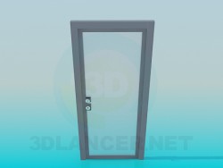 Прозрачная матовая дверь