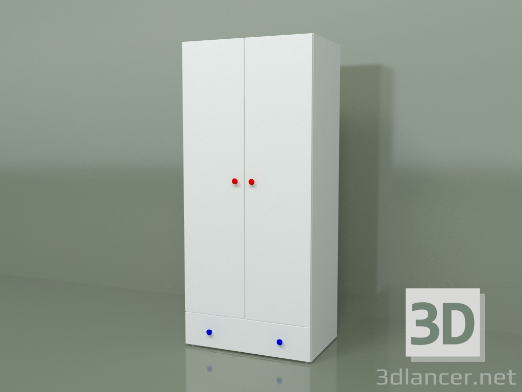 3d model Double wardrobe - preview
