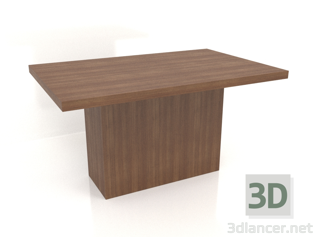 modello 3D Tavolo da pranzo DT 10 (1400x900x750, legno marrone chiaro) - anteprima