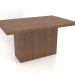 modello 3D Tavolo da pranzo DT 10 (1400x900x750, legno marrone chiaro) - anteprima