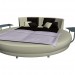 3D Modell Rundes Bett Circolo - Vorschau