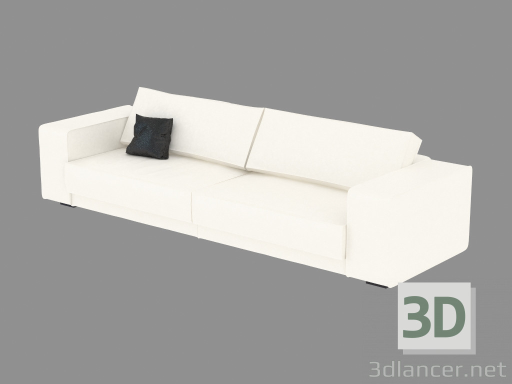Modelo 3d sofá moderno Triplo - preview