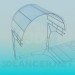 modèle 3D Canopée de verre - preview