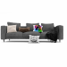 3d BoConcept Indivi Sofa model buy - render