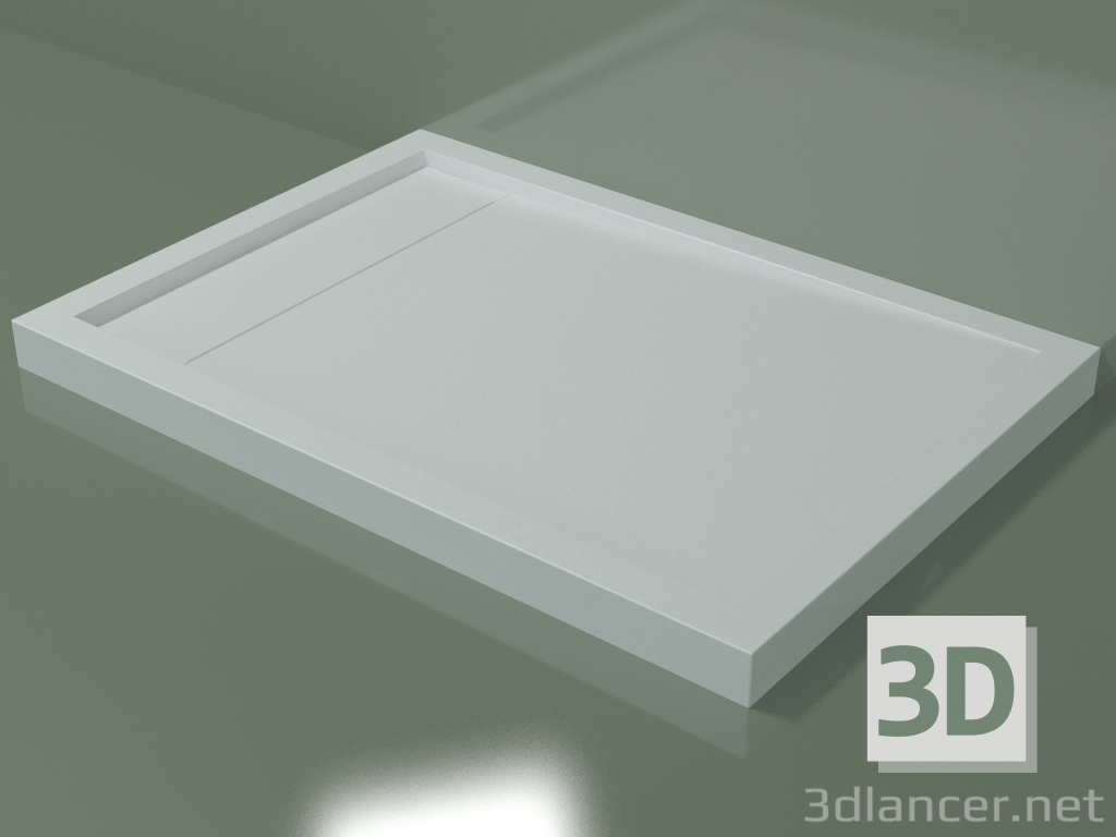 modello 3D Piatto doccia (30R14218, dx, L 100, P 70, H 6 cm) - anteprima