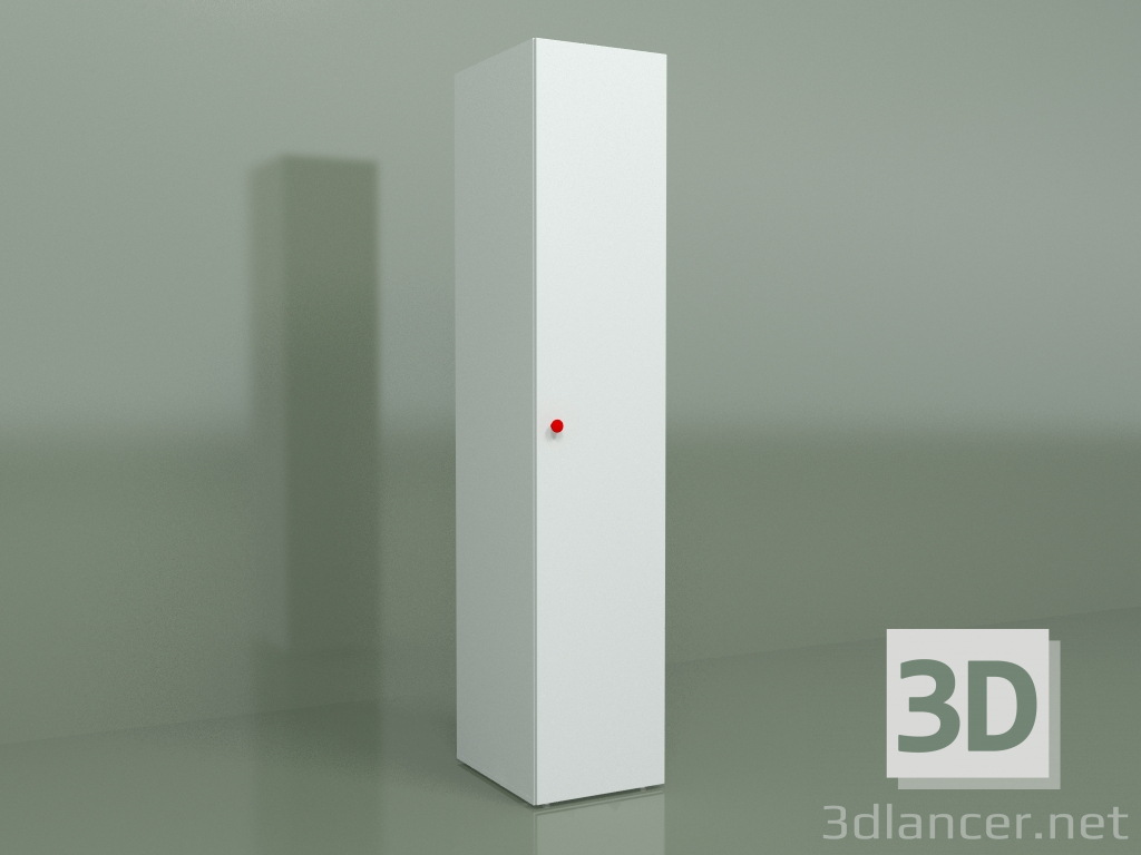 3D modeli Tek kanatlı dolap - önizleme