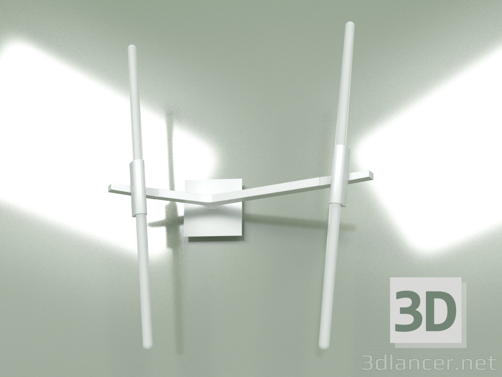 3D Modell Wandleuchte Agnes Summer 4 Lichter - Vorschau