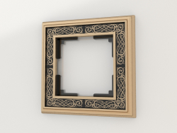 Frame for 1 post Palacio Gracia (gold-black)