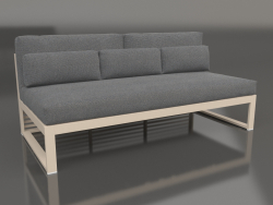 Modular sofa, section 4, high back (Sand)