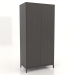3D Modell Kleiderschrank FARGO 1050x600x2200 mm (Wenge-Eiche) - Vorschau
