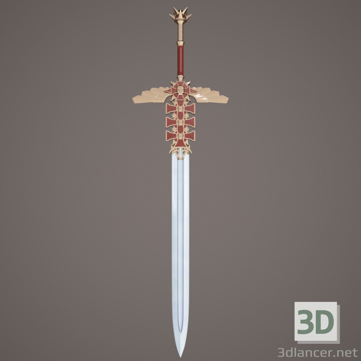 3D Fantezi kılıç modeli satın - render