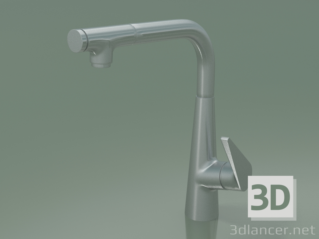 3D Modell Einhebel-Küchenmixer (72820800) - Vorschau