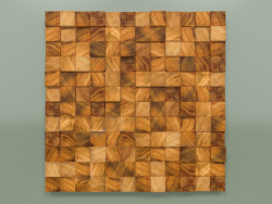 Panel de madera de traza