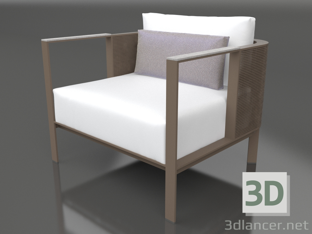 3D Modell Sessel (Bronze) - Vorschau