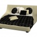 3d model Bed with wide headboard Cocoon - preview