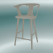 3d model Bar stool In Between (SK7, H 92cm, 58x54cm, White oiled oak) - preview