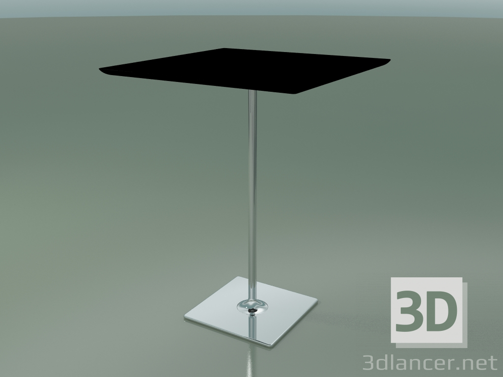 3D Modell Quadratischer Tisch 0644 (H 105 - 79 x 79 cm, F02, CRO) - Vorschau