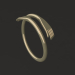 3D Sarılma Yüzüğü modeli satın - render