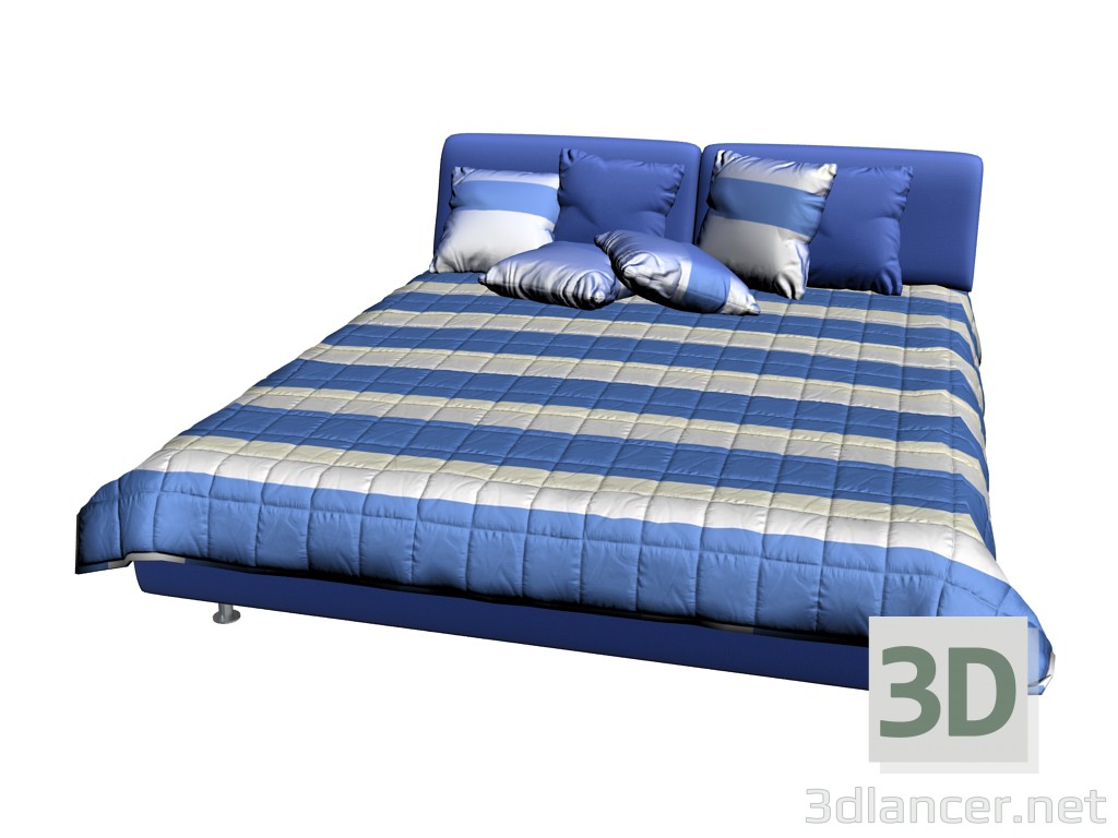 3d model Invito de cama - vista previa