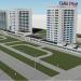 modèle 3D de Un complexe de 14 étages sur Lénine à Tcheliabinsk acheter - rendu