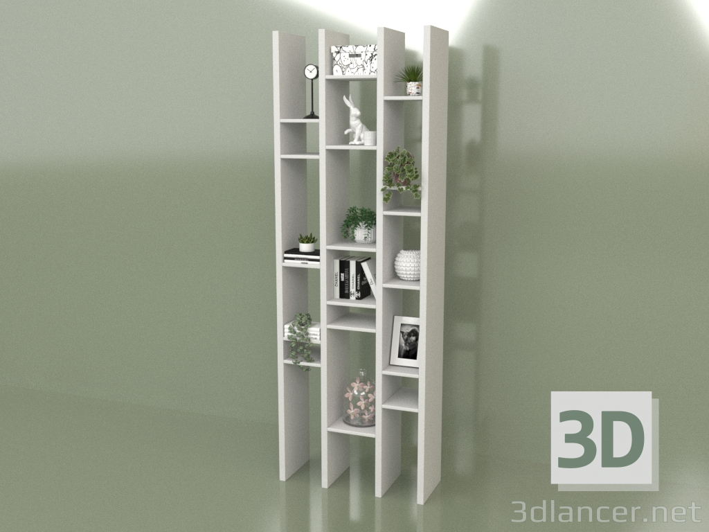 modello 3D Divisorio per scaffalature mini (10181) - anteprima