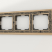 3D Modell Rahmen für 3 Pfosten Palacio Gracia (gold-schwarz) - Vorschau