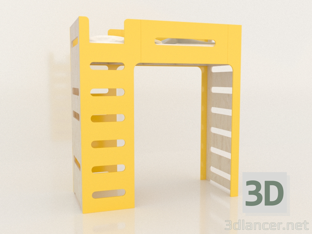 modèle 3D Lit mezzanine MOVE GL (FYMGL0) - preview