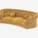 3D Modell Triple-klassisches Sofa - Vorschau