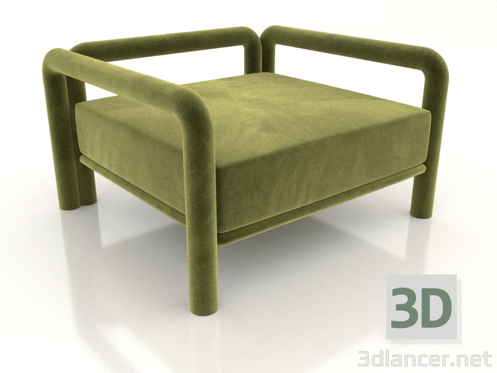 modèle 3D Chaise longue rôdeuse (3) - preview