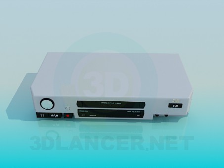 3D Modell Videorekorder JVC - Vorschau