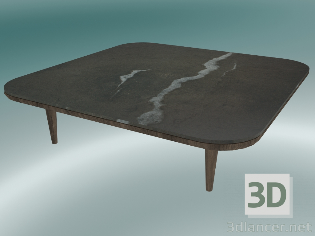 3D modeli Sehpa Sineği (SC11, 120x120 N 32cm, Füme yağlı taşlı meşe kaide ile Pietra di Fossena mermer masa üs - önizleme