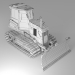 3d Bulldozer Caterpillar LGP D4 model buy - render