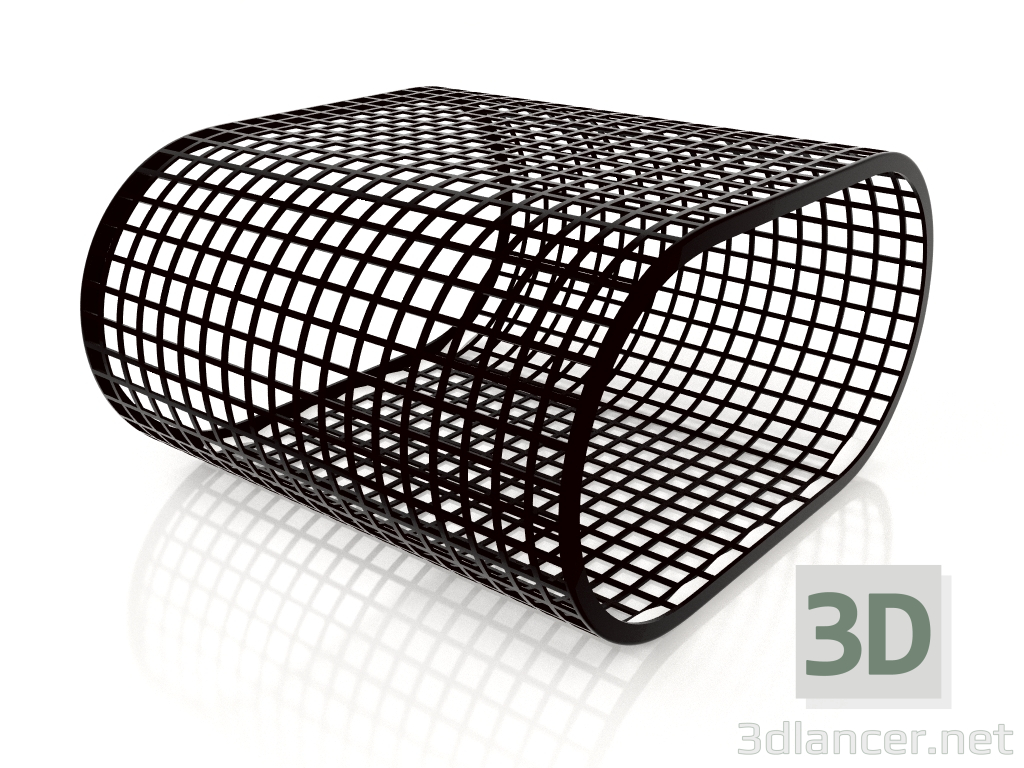 3D Modell Couchtisch (Schwarz) - Vorschau
