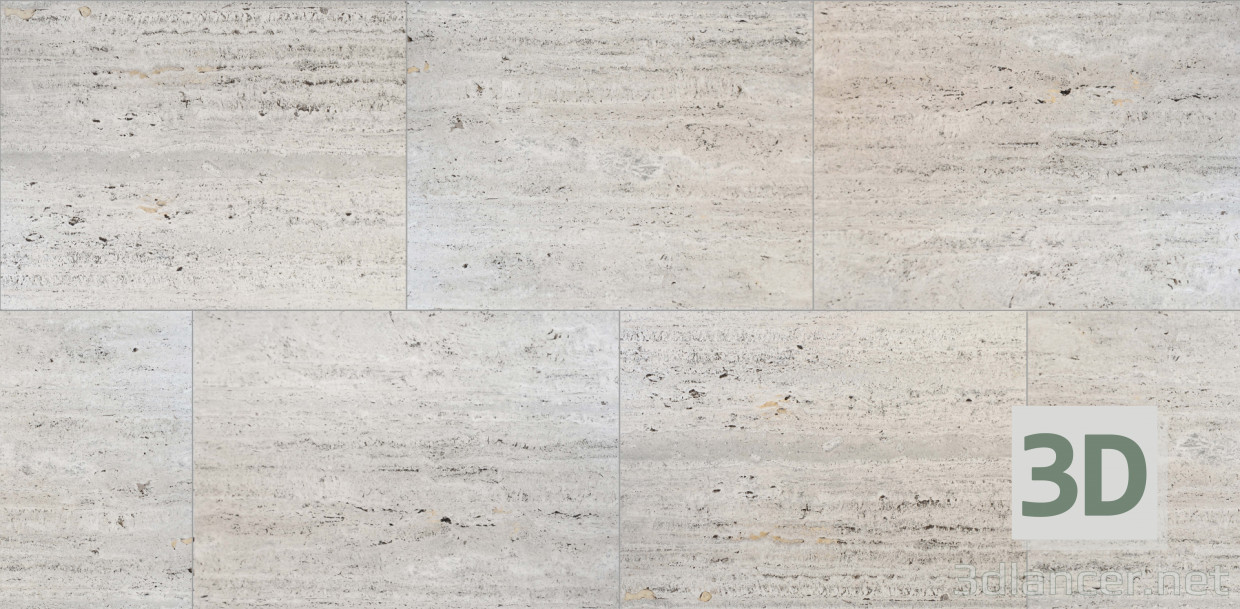 Travertine tile buy texture for 3d max