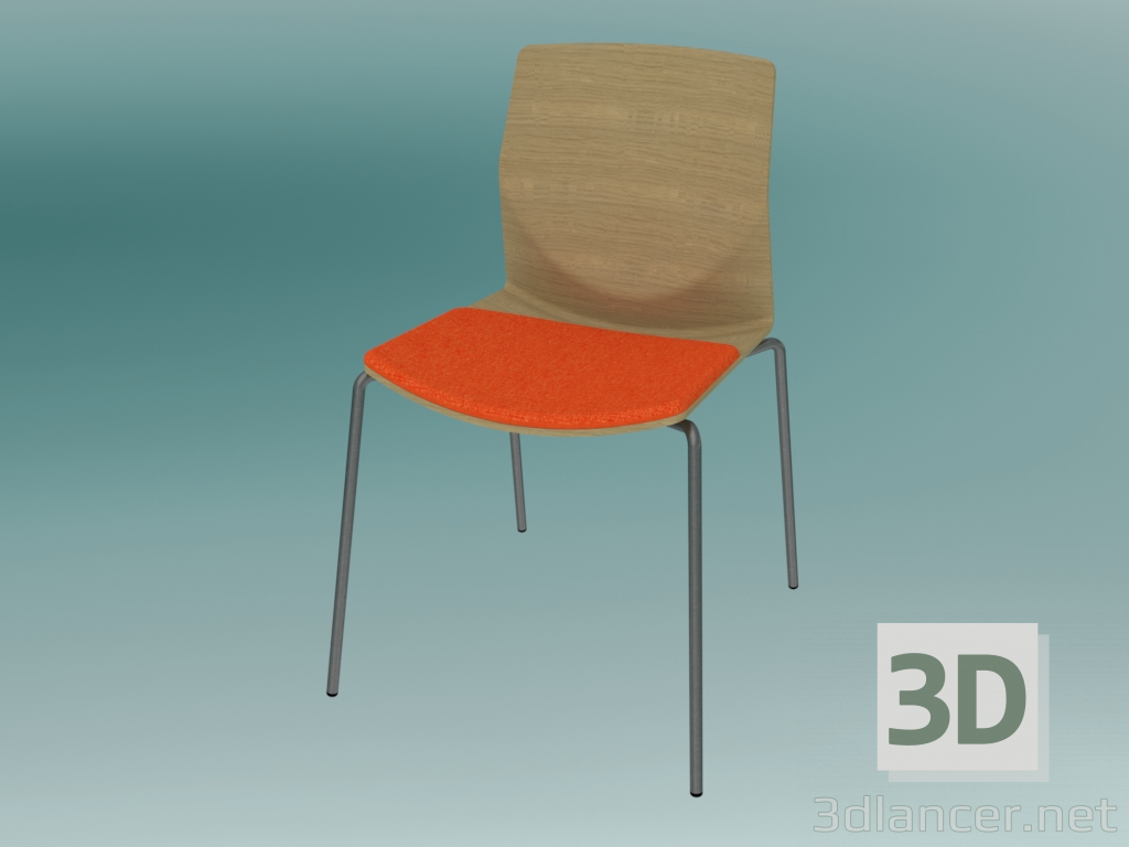 3d model Stackable chair KAI (S38P) - preview
