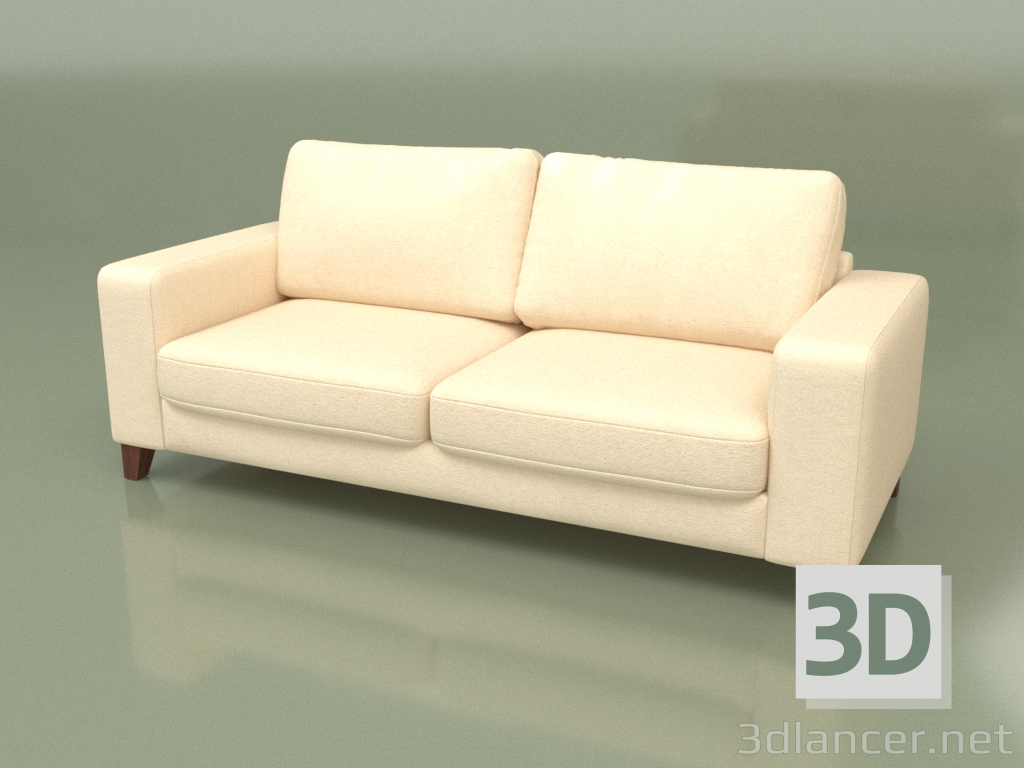 modello 3D Divano triplo Morti (ST, Lounge 1) - anteprima