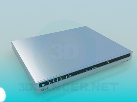 3d model DVD LG - preview