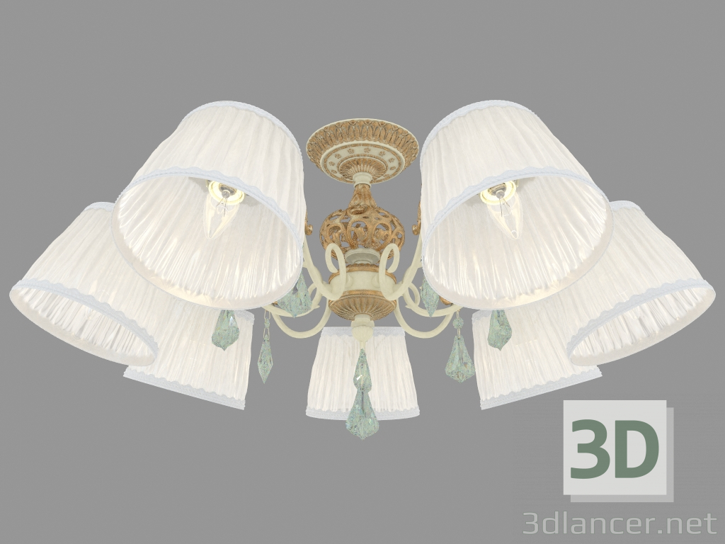 modello 3D Plafoniera da soffitto Navis (2882 7С) - anteprima
