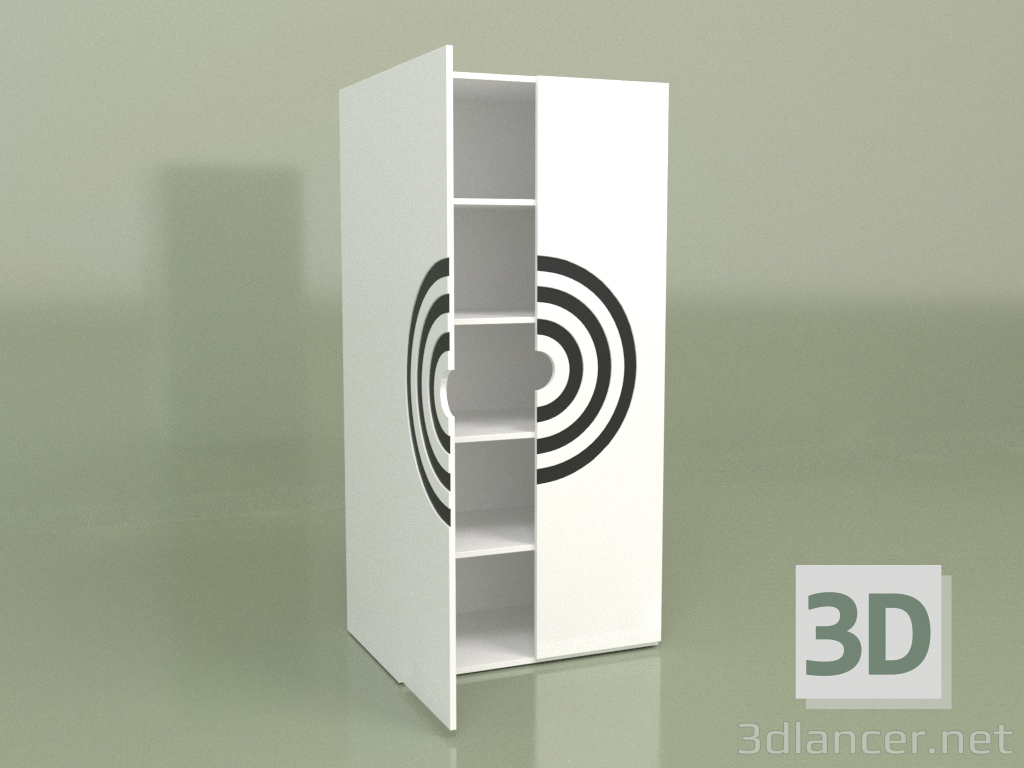 modèle 3D Petite armoire à deux vantaux Target - preview
