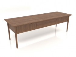 कॉफी टेबल जेटी 012 (1660x565x500, लकड़ी की भूरी रोशनी)