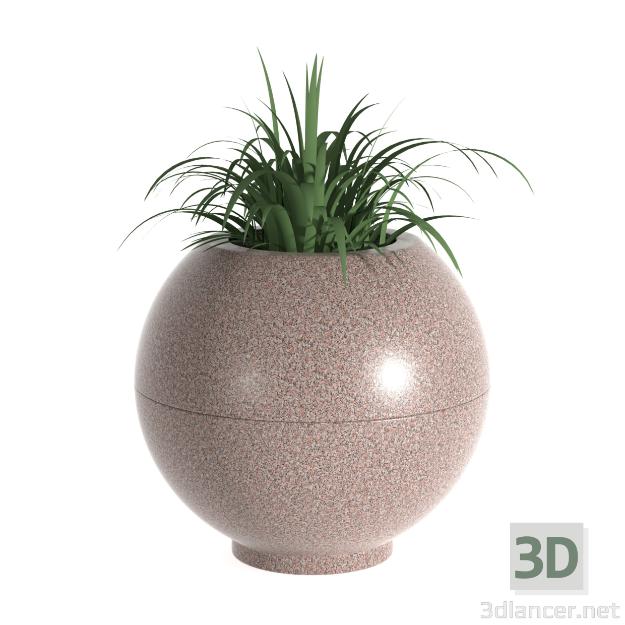 Bola de maceta 2 3D modelo Compro - render