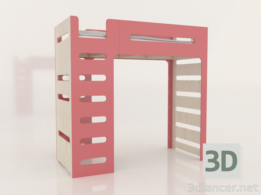 modèle 3D Lit mezzanine MOVE GL (FEMGL1) - preview